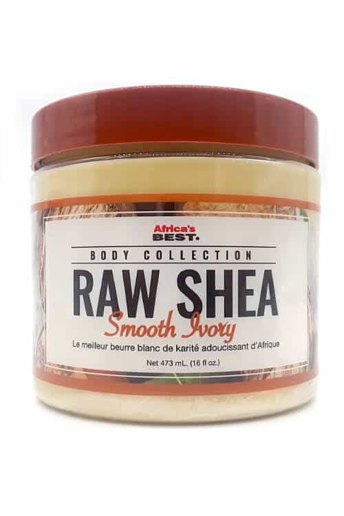 Africa's Best Raw Shea Butter Smooth Ivory 16oz By Malik Beauty